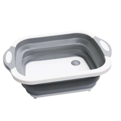 Chậu Đa Năng Kèm Bộ Thớt Chậu Gấp Gọn Đa Năng Nhà Bếp