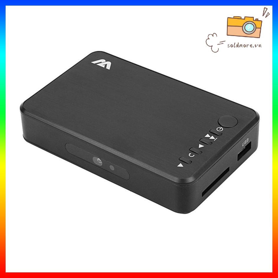 Máy Đa Phương Tiện Mini Full Hd 1080p 3 Đầu Ra Hdmi Vga Av Usb