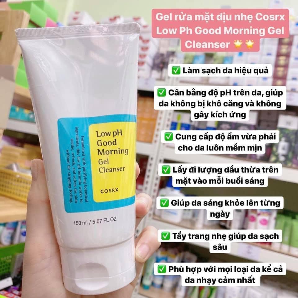 SỮA RỬA MẶT COSRX LOW PH GOOD MORNING GEL CLEAN