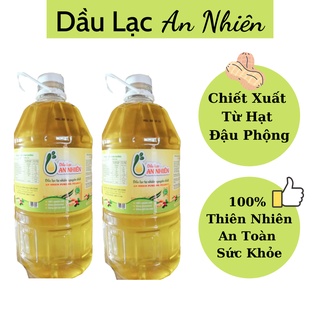 Dầu Lạc An Nhiên Chai 5L,  An Toàn Cho Sức Khỏe, Hàng Chuẩn, Date Mới