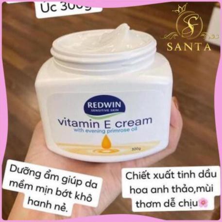 [CHÍNH HÃNG] Kem dưỡng mềm da REDWIN Vitamin E Cream 300g Úc