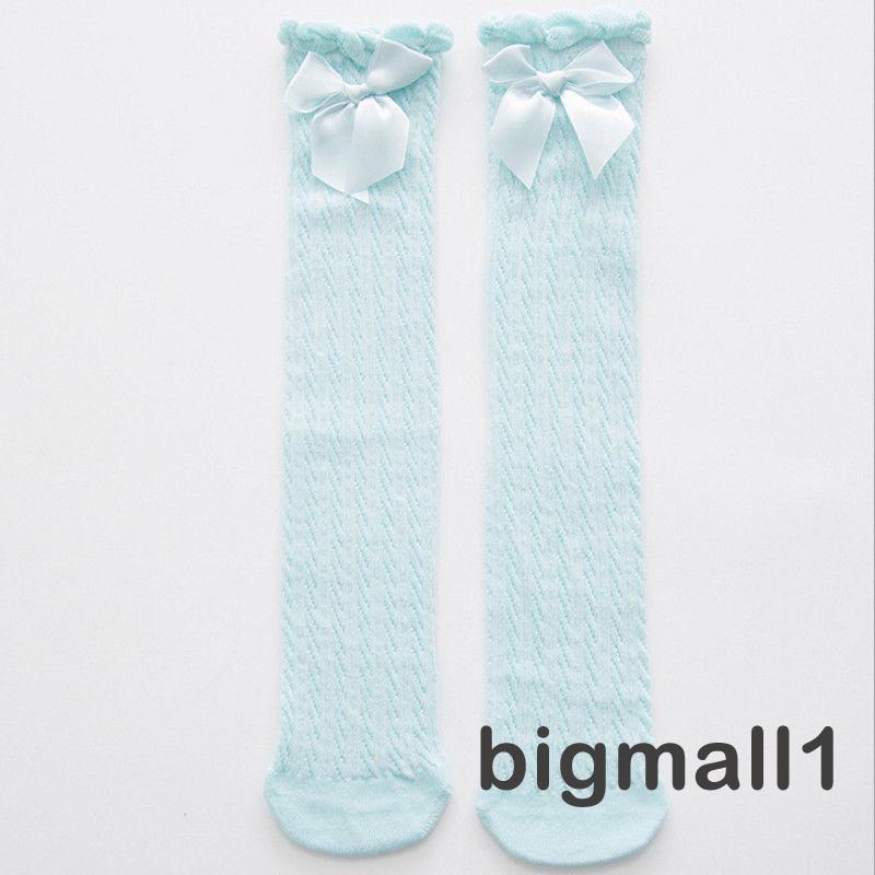 Vớ Dài Đến Gối Đính Nơ Ren Dễ Thương Cho Bé Gái