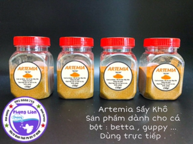 [Mã 253FMCGSALE giảm 8% tối đa 100K đơn 500K] ARTEMIA SẤY KHÔ 50g