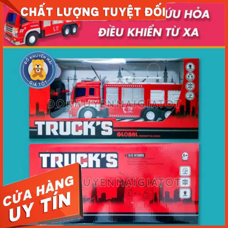 HCM- ♥️♥️XE CHỮA CHÁY VÒI PHUN NƯỚC 119 FIRE CONTROL - 958-19