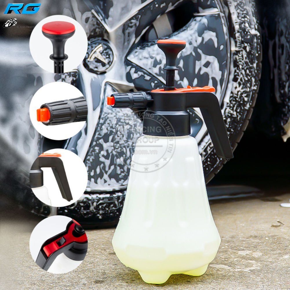 BÌNH XỊT BỌT TUYẾT 2L RỬA XE CẦM TAY TIỆN LỢI