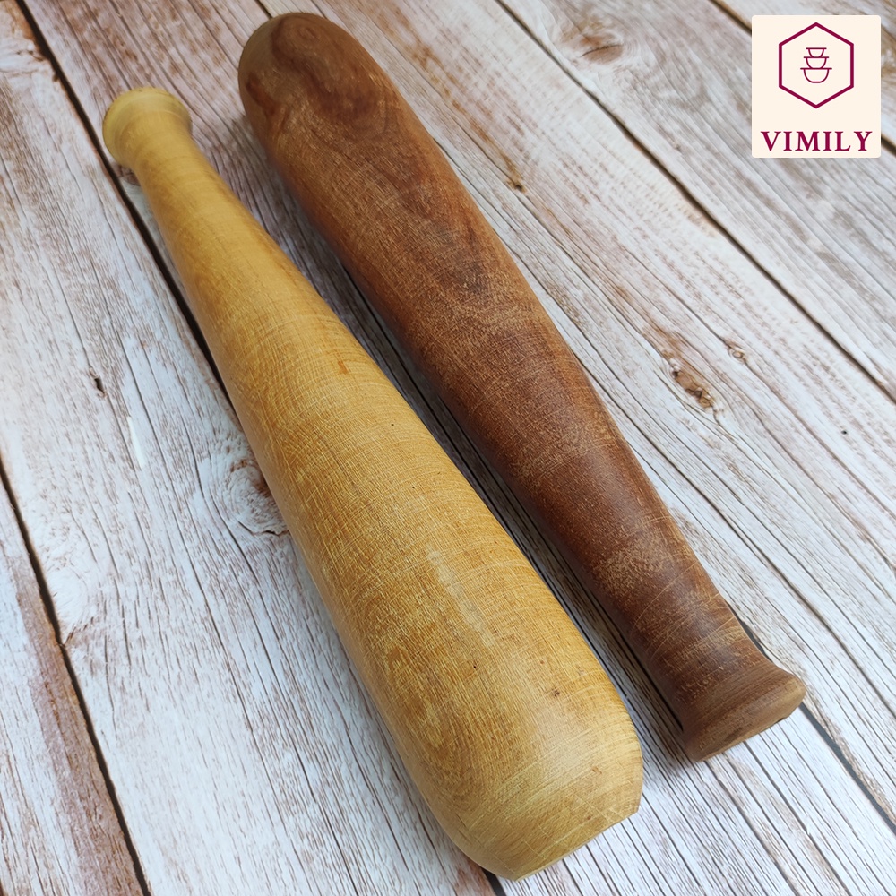 Chày gỗ nghiến núi đá giã tôm,cua kích thước