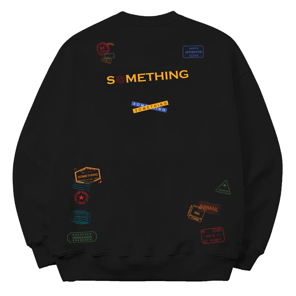 Áo Sweater Nữ Nam Something SW Stamp