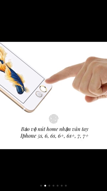 Nút home iphone nhận Vân Tay