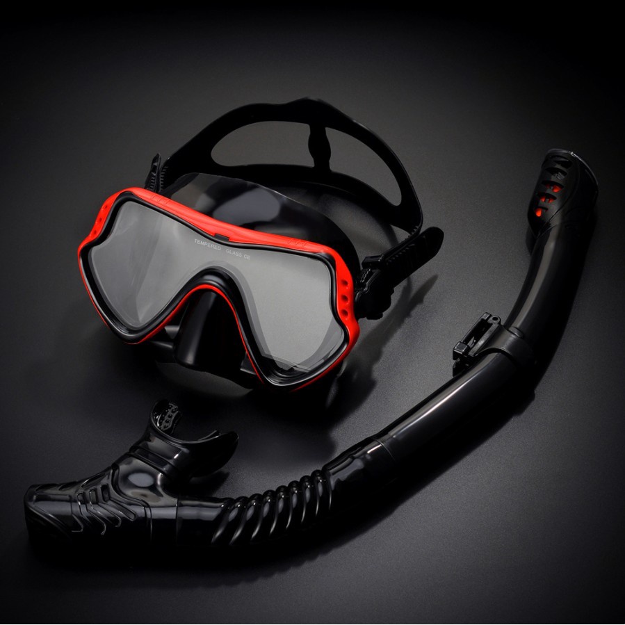 Gowin Kính lặn cho người lớn mặt nạ lặn bộ đồ lặn kính lặn kính bơi diving mask kính cường lực silicone mềm