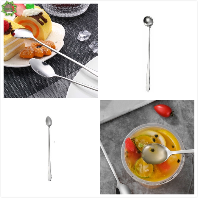 Muỗng Cà Phê Cán Dài Bằng Thép Không Gỉ