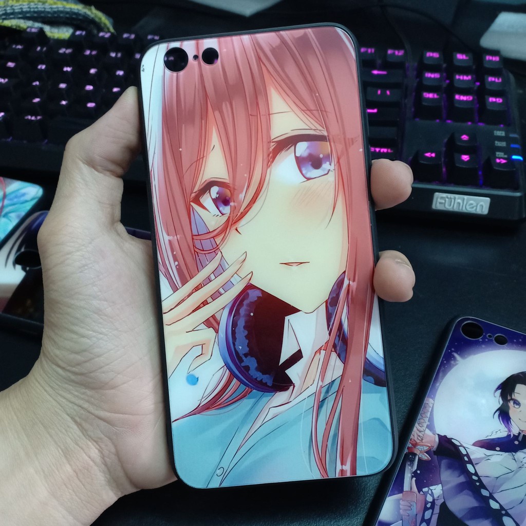 Ốp Lưng Miku nakano - Ốp lưng điện thoại Anime Oppo, Iphone, samsung, vsmart, xiaomi, realme vivo,...