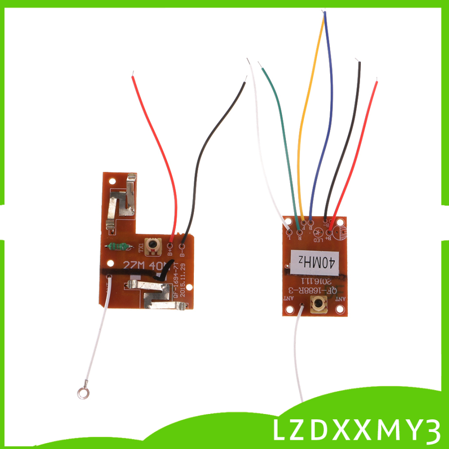 RC Bảng Mạch Truyền Nhận Tín Hiệu Điều Khiển Từ Xa 4ch 40mhz Diy Cho Xe Hơi / Xe Tải