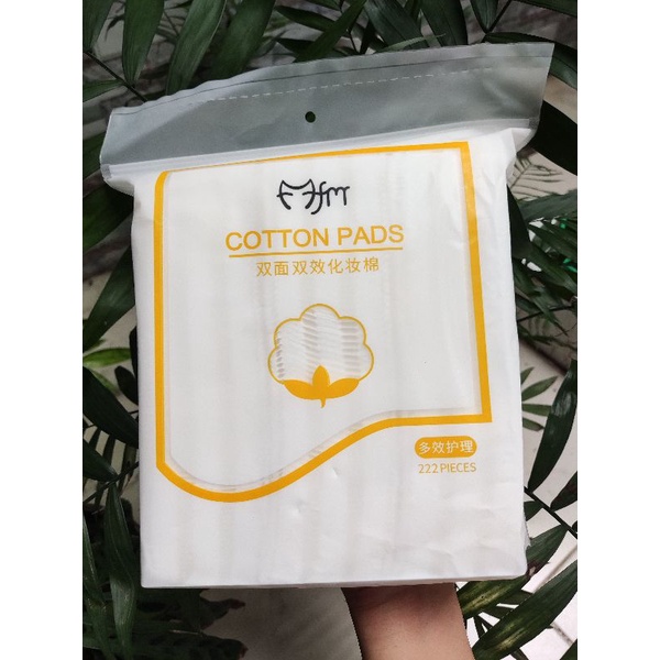 Bông tẩy trang 222 miếng Lameila - Bông trang điểm 3 lớp Cotton Pads Lameila