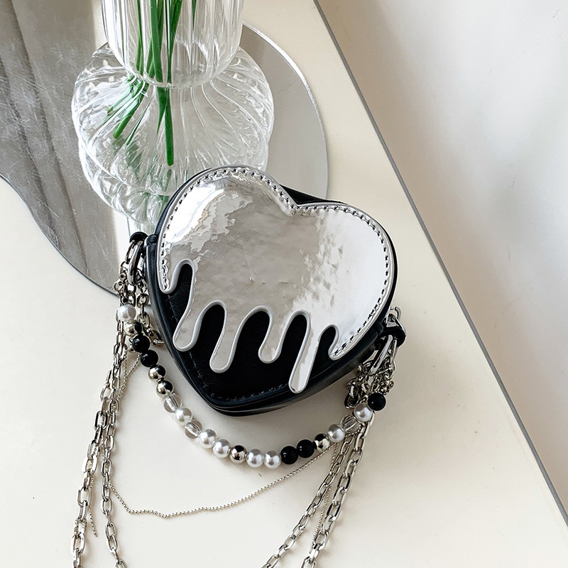 Túi Đeo Chéo Mini Mới Năm 2022 Đính Ngọc Trai Thời Trang Cho Nữ