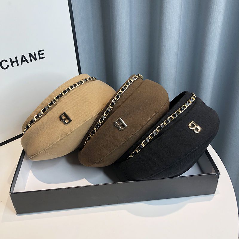 MŨ NỒI BERET CHỮ B VIỀN XÍCH ( hàng đẹp)