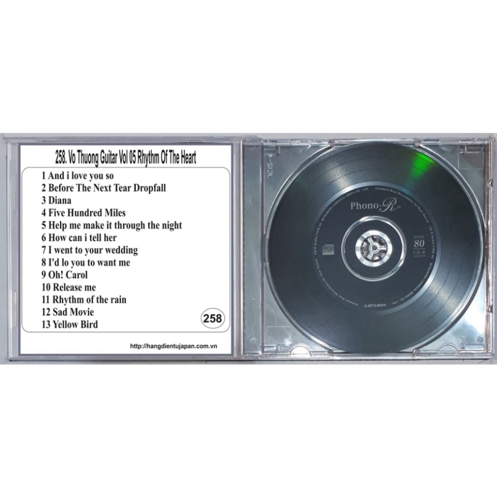 Bộ 5 Đĩa CD Vô Thường Guitar