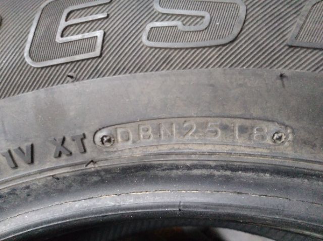 Lốp ô tô siêu lướt 95% mã gai 265/60/18 bridgestone thái lan theo xe for ranger 3.2 và các dòng bán tải