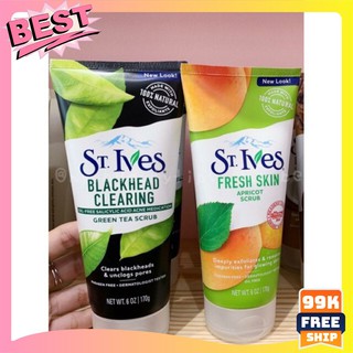 Sữa rửa mặt tẩy da chết dịu nhẹ ST.IVES 170G