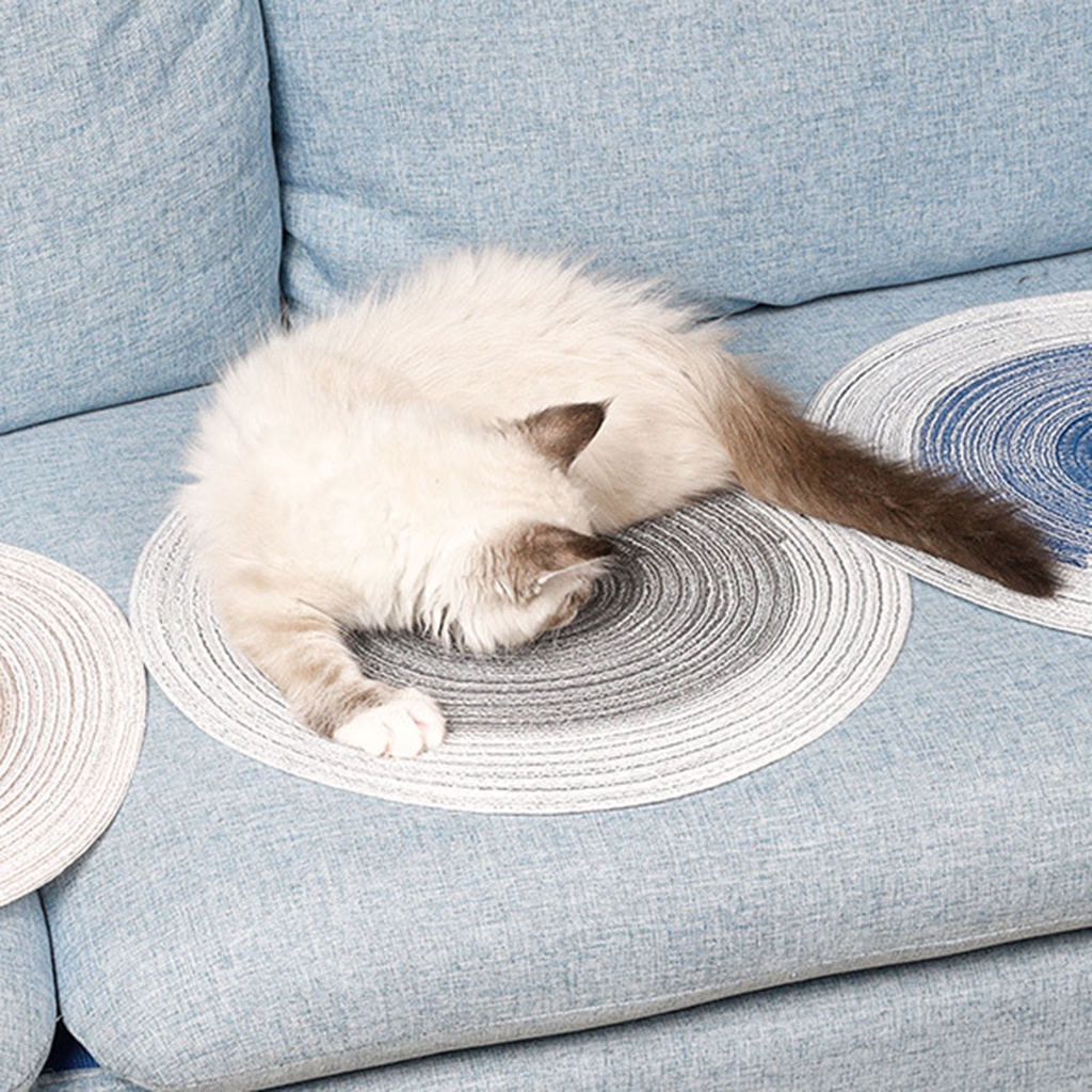 Thảm mài móng cho mèo cưng chất liệu cotton chống trầy xước tiện lợi