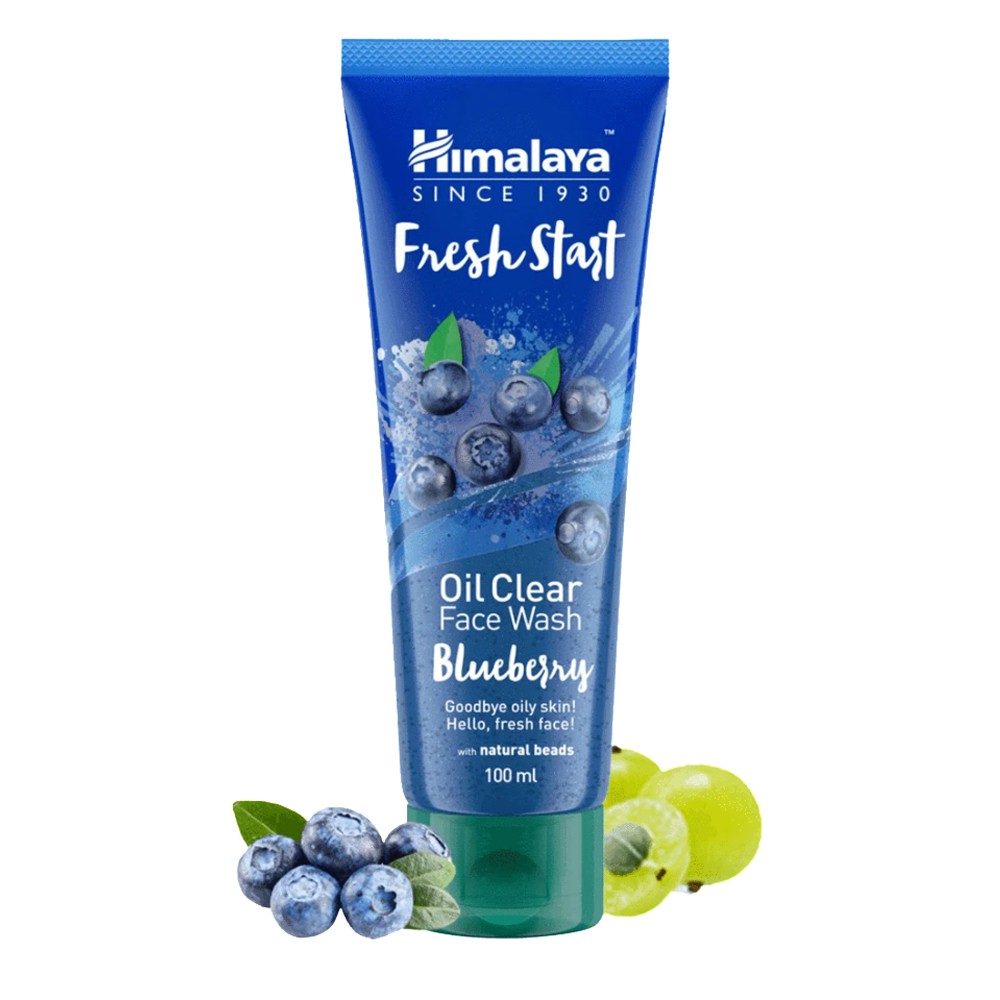 Sữa Rửa Mặt Himalaya Fresh Start Oil Clear Face Wash Việt Quất Kiểm Soát Dầu 100ml