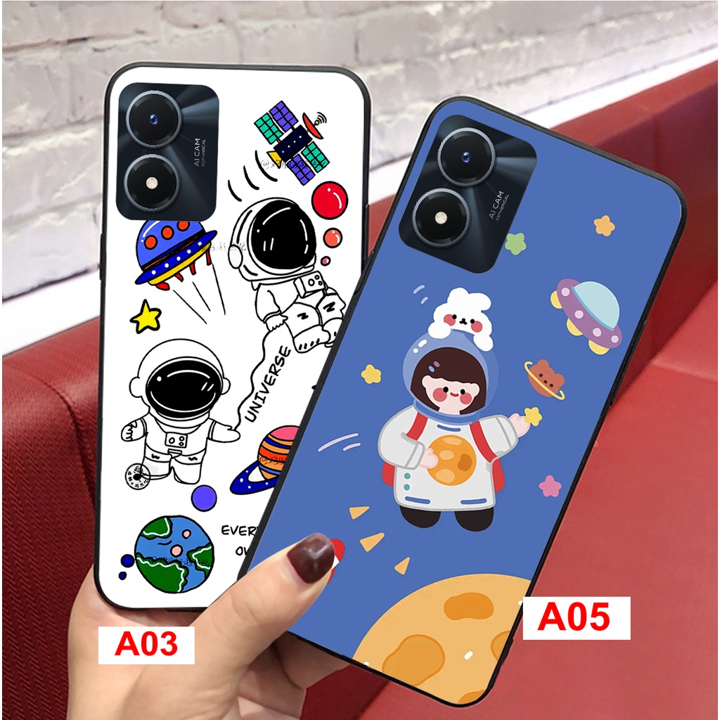 Ốp lưng Vivo Y02S - Vivo Y01 phi hành gia cute giá siêu rẻ cực đẹp