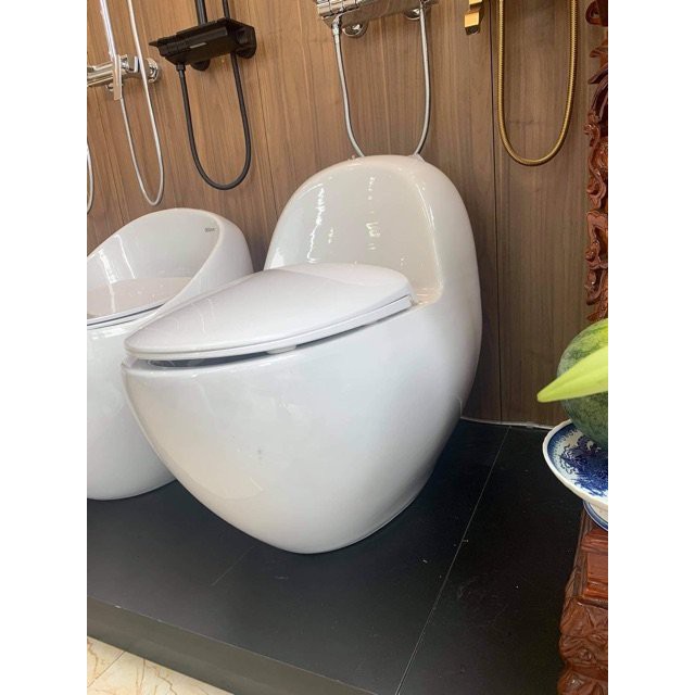 Bồn cầu trứng lớn, bệt trứng men tuyết nano | BigBuy360 - bigbuy360.vn