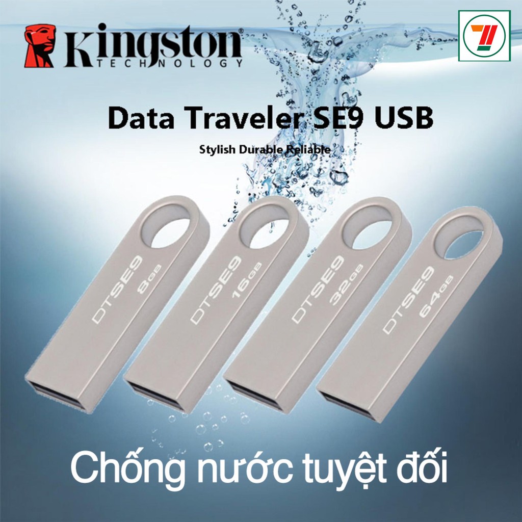 [Mã ELFLASH5 giảm 20K đơn 50K] USB Kingston 2GB 4GB 8GB 16GB 32GB chống nước tuyệt vời | BigBuy360 - bigbuy360.vn
