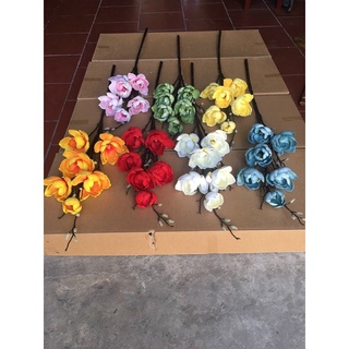 Hoa mộc Lan xốp_ 6 bông _ hoa lụa trang trí