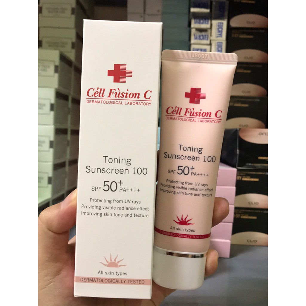 Kem Chống Nắng Céll Fùsion C Toning Sunscreen 100 SPF 50+