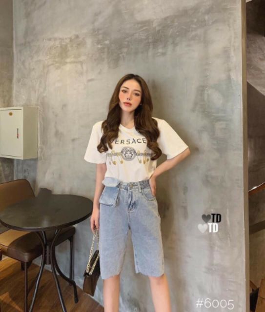 Quần ngố jean kèm ví hàng QCL1