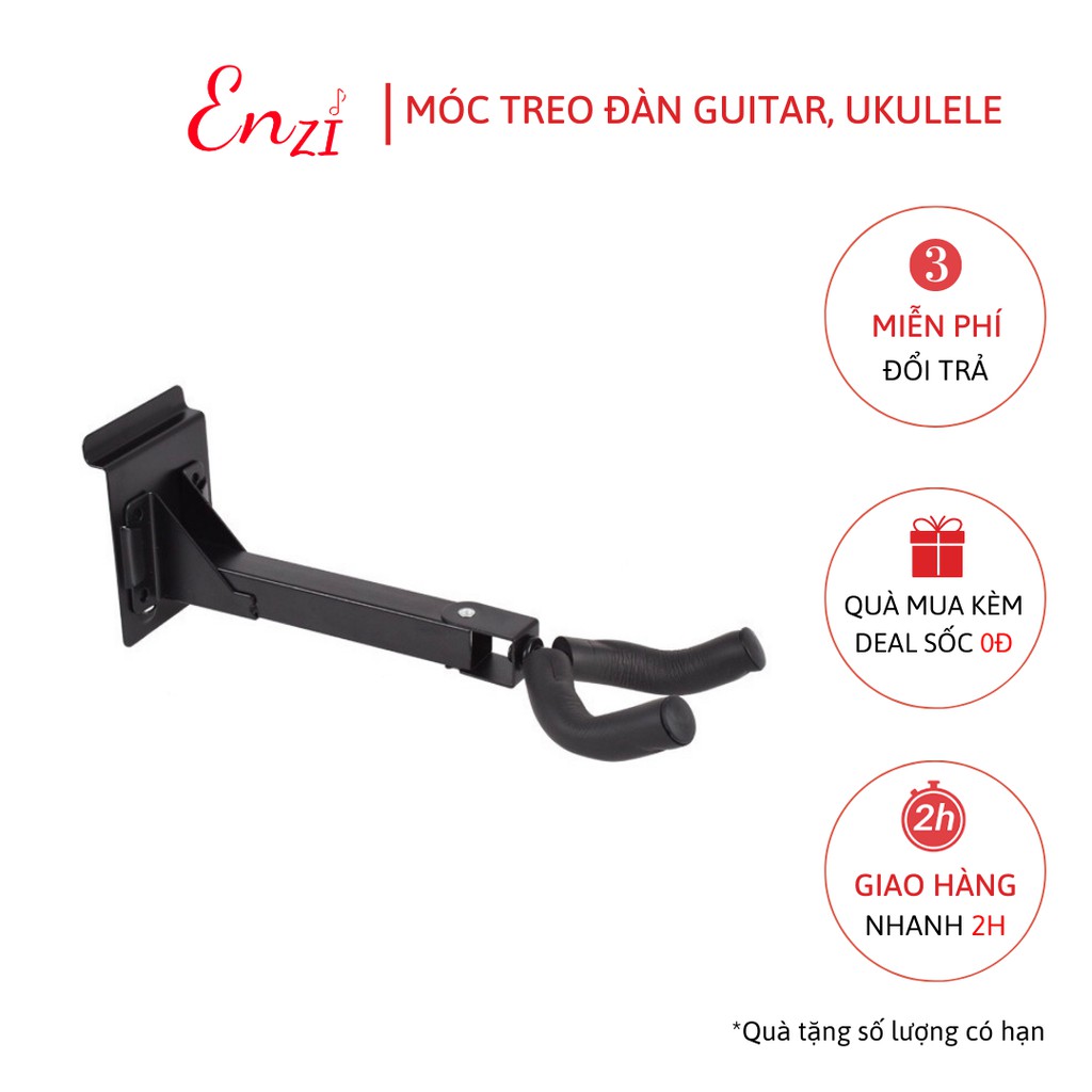 Móc treo đàn guitar acoustic classic giá treo đàn ghita bass  điện loại dài chắc chắn chịu lực tốt chất lượng Enzi