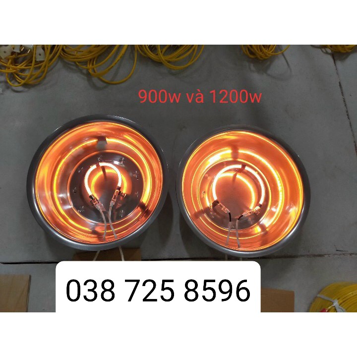 Đèn sưởi  úm cacbon úm gà vịt, dế, hoa lan...