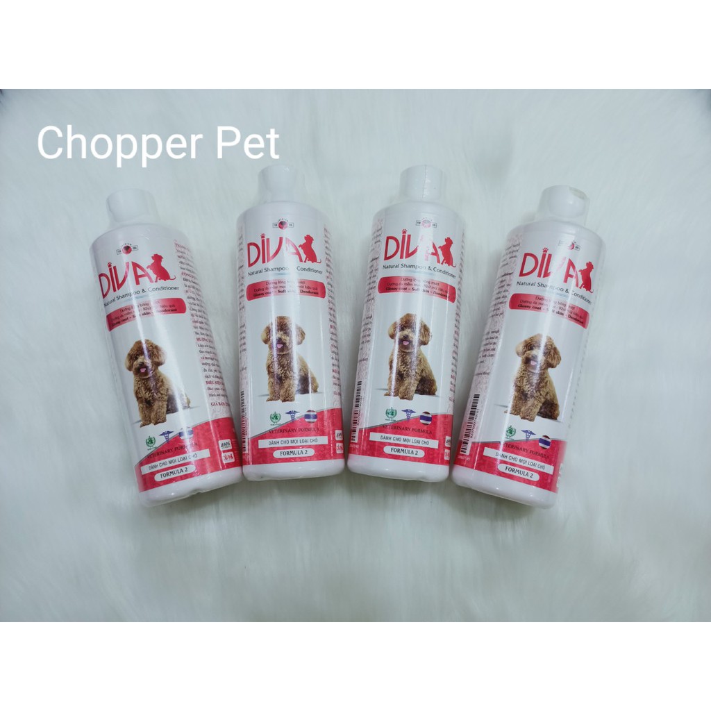 Sữa tắm khử mùi dành cho mọi loại chó - DIVA 400ML