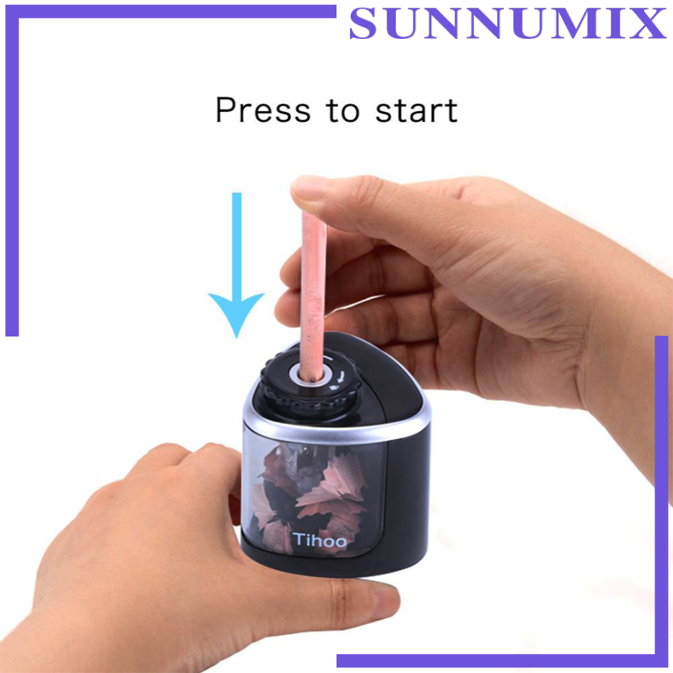 Đồ Chuốt Bút Chì Điện Tử Tự Động Màu Đen Sáng Tạo Cho Bé