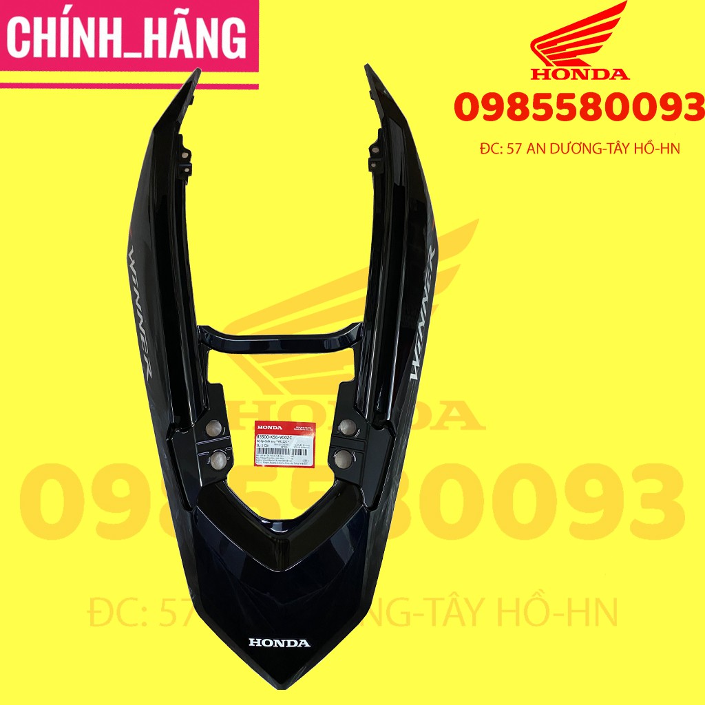 Yếm xe ốp đuôi sau đen bóng xe winner V1 chính hãng honda