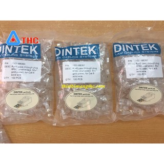Hạt mạng Dintek Xuyên thấu Cao Cấp chính hãng (100c/túi)