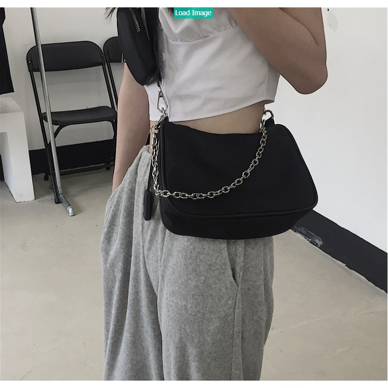 Túi Đeo Chéo Chất nylon Túi Đeo Chéo Nữ HOT TREND Phong Cách ULZZANG-WlBMx0R4