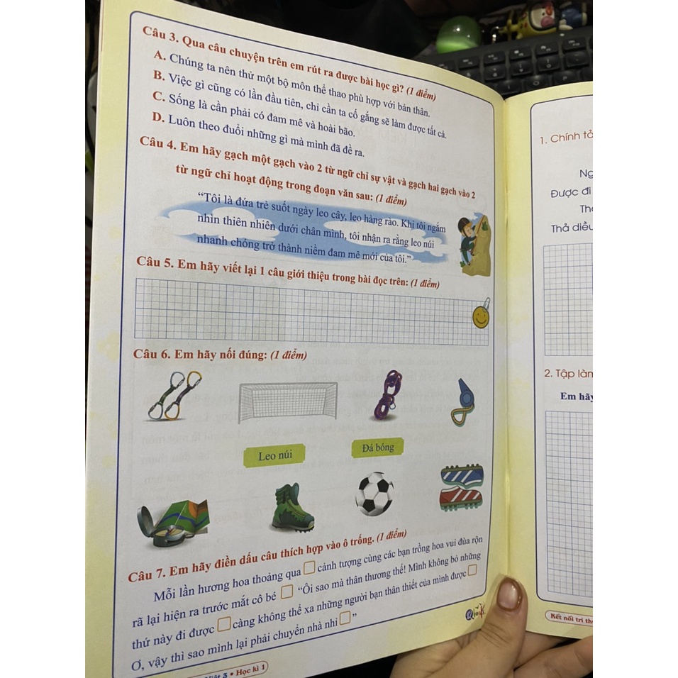 Sách - Đề kiểm tra tiếng việt 3 học kì 1 ( Kết nối tri thức )