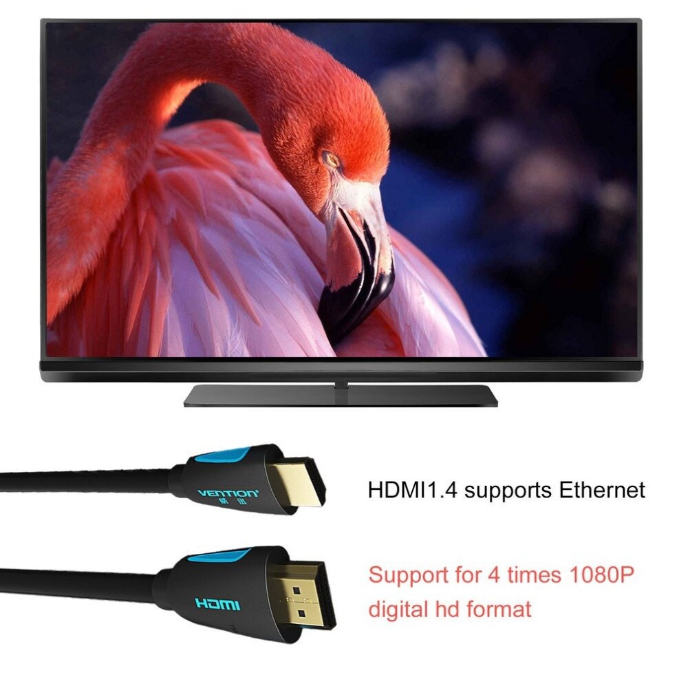 Cáp tín hiệu HDMI chuẩn 1.4 hỗ trợ 2k, 4k dài 15m Vention