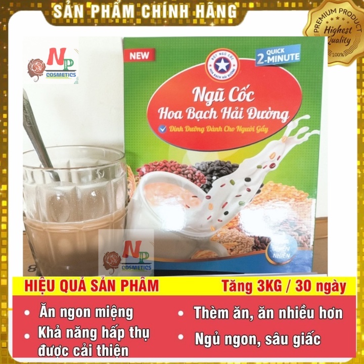 Bột ngũ cốc Hoa Bạch Hải Đường 500gram