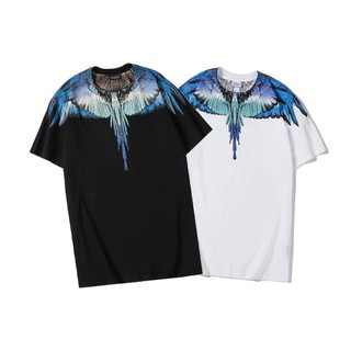 Áo Thun Ngắn Tay Unisex In Hình Cánh Thiên Thần