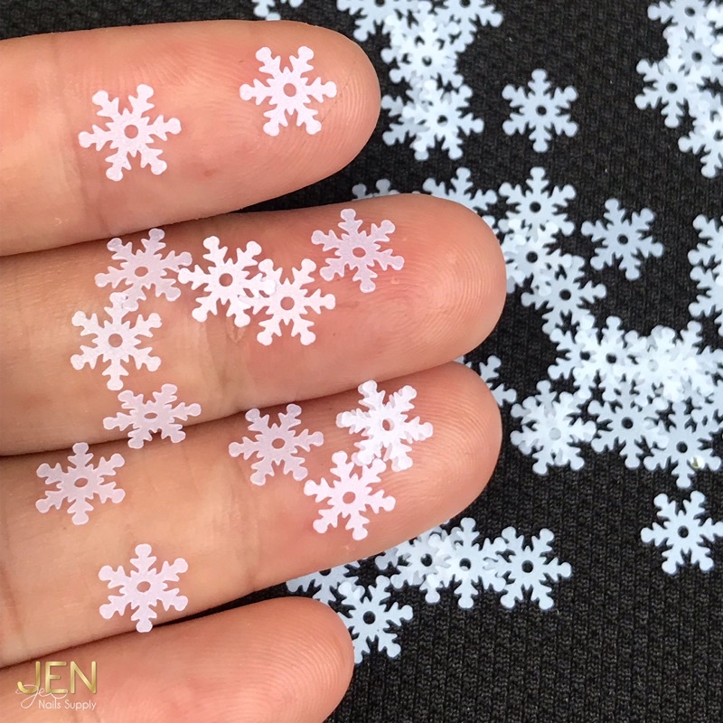 Sequin kim tuyến Noel hoa tuyết nail-bông tuyết giáng sinh