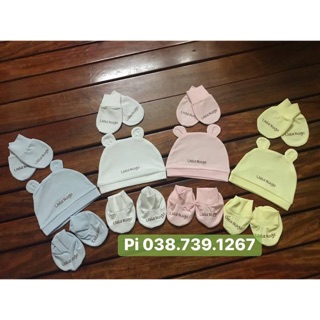 Set phụ kiện sơ sinh trơn Uala Rogo
