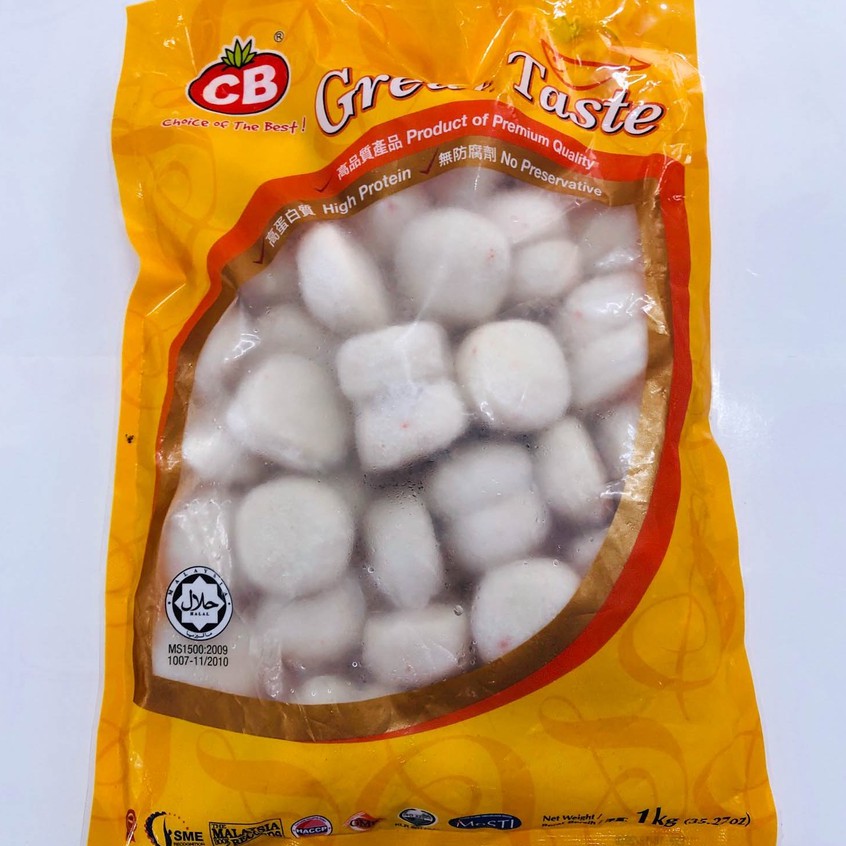Bánh Bao Hải Sản Cá Viên Nhân Phô Mai Mozzarella Viên Thả Lẩu Malaysia CB