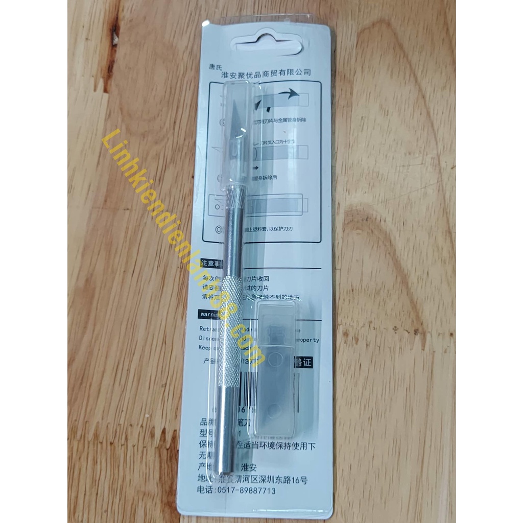 Bộ dao trổ hợp kim jy1001 màu trắng kèm 6 lưỡi dao mới ! Dụng cụ hỗ trợ sửa chữa bo mạch,