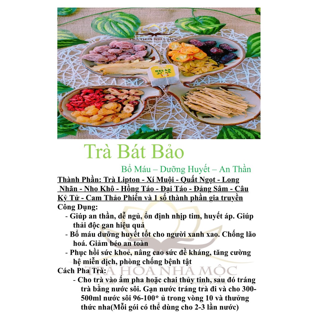 Trà Bát Bảo (set 10 gói mix siêu đầy đặn)