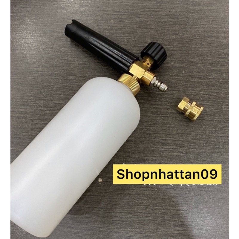Bình phun tạo bọt tuyết+Tặng kèm đầu cái nối nhanh 1/4 inch