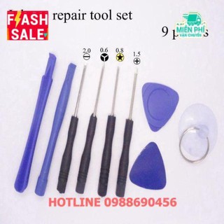 Bộ dụng cụ sửa điện thoại 9+1 món