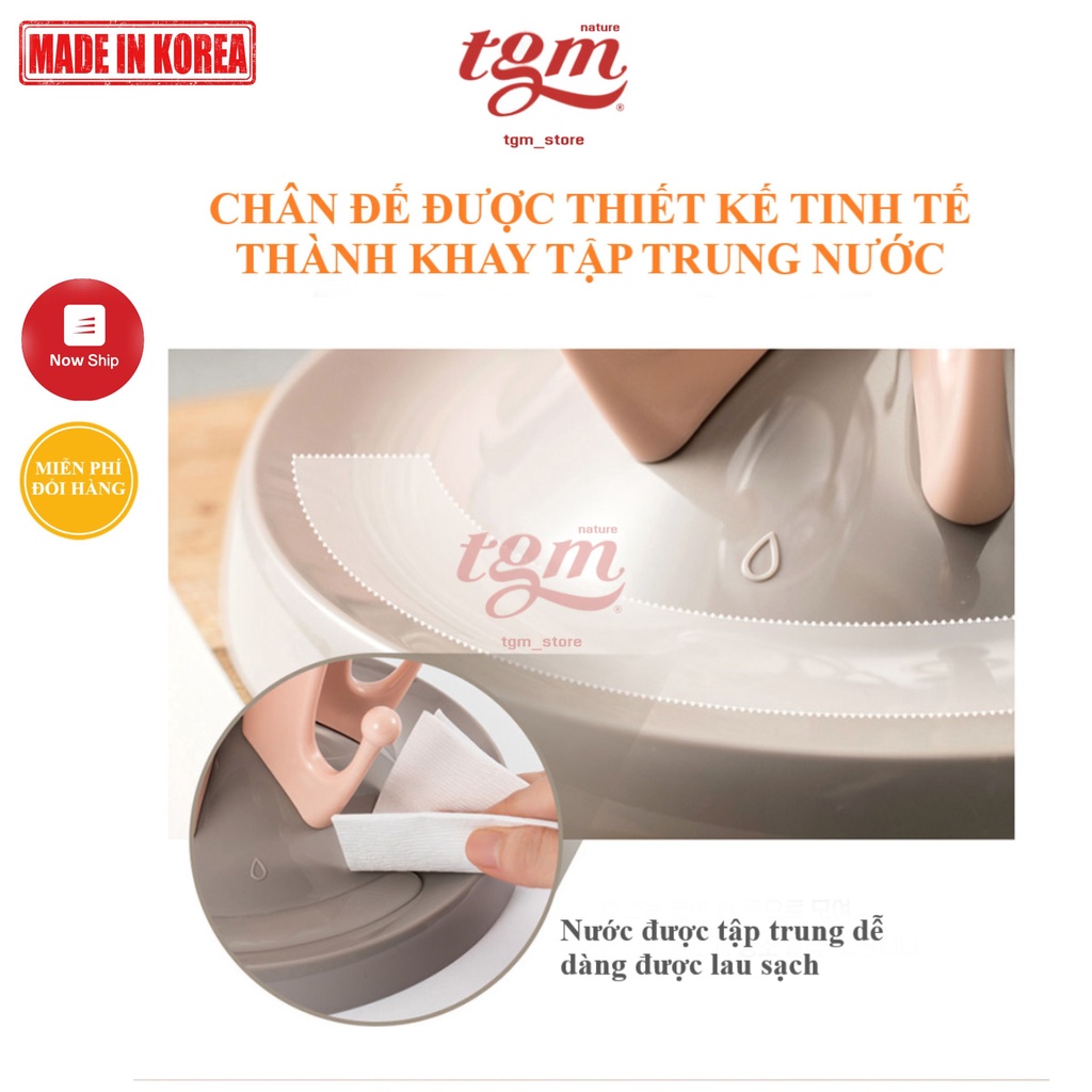 Giá úp bình sữa TGM Nature Hàn Quốc làm từ vật liệu thân thiện môi trường, Made in Korea