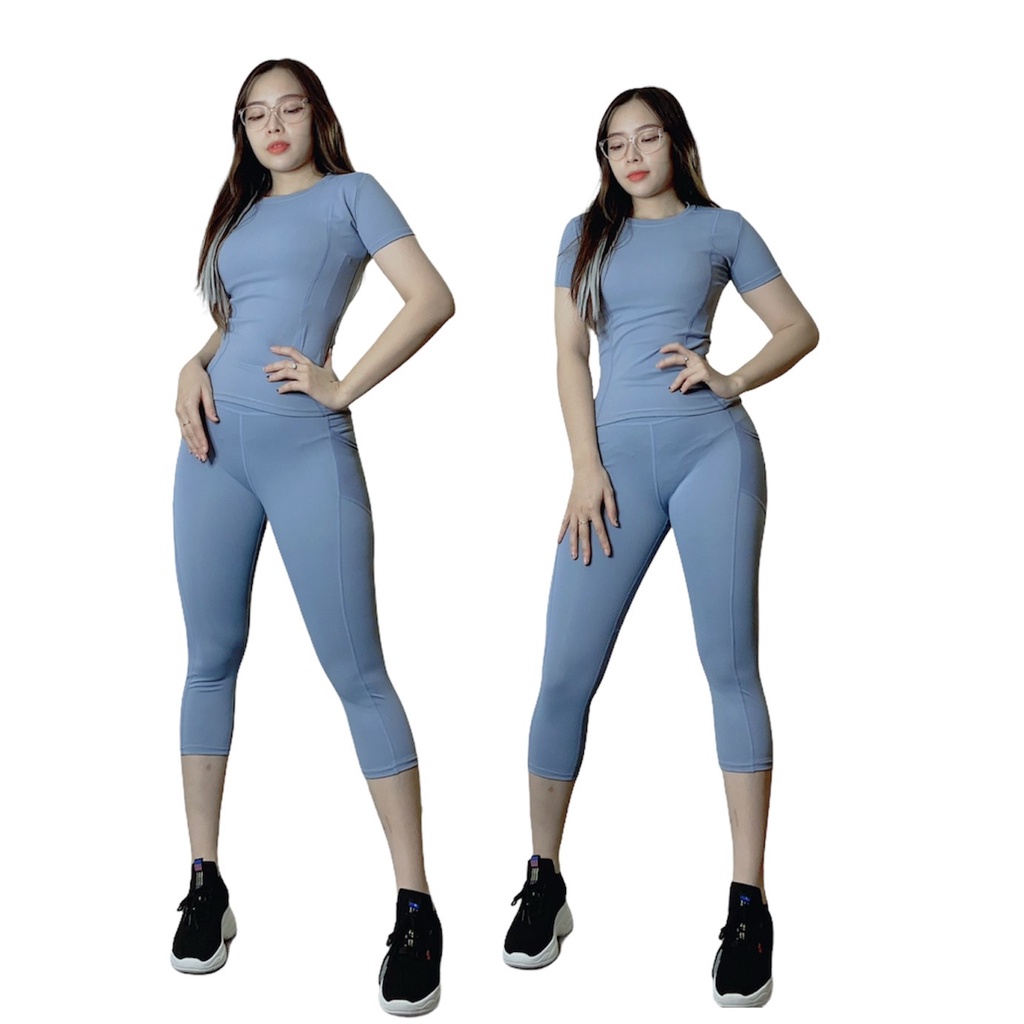 Đồ Tập Gym Nữ Áo Tập Yoga, Thể Thao, Áo Thun Spandex ngắn tay cao cấp AP802